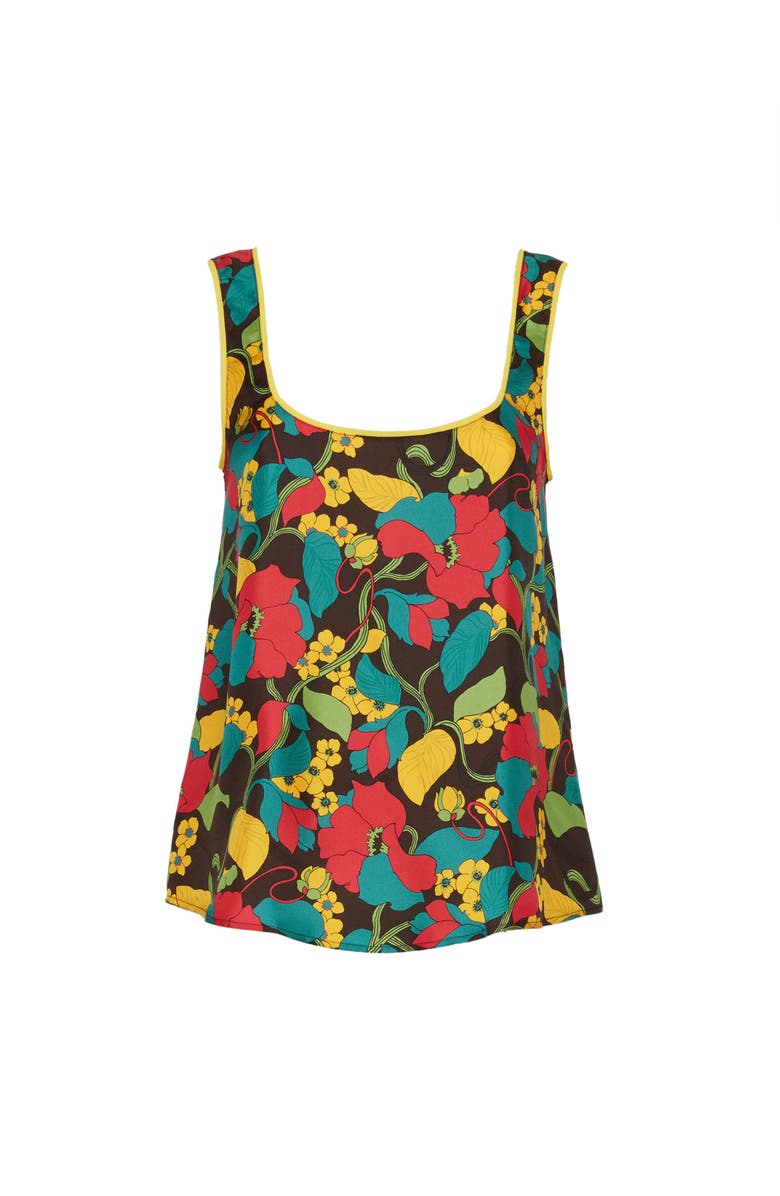 La DoubleJ Twirl Top Vines Brown, Alternate, color,