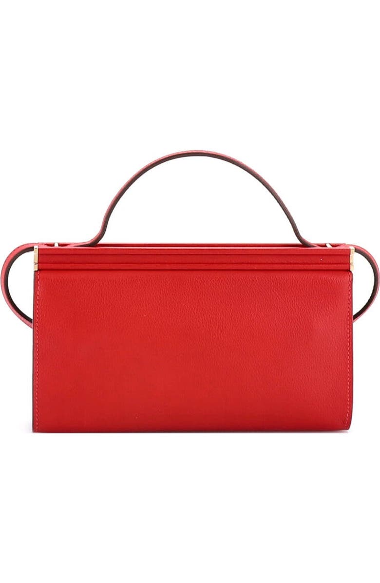 Pre-Owned Hermes Clic-H Shoulder Bag Evercolor 21, Alternate, color, Rouge De Coeur
