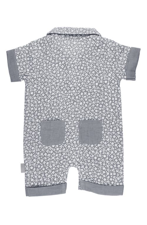 L'ovedbaby Organic Cotton Romper In Blueberry Floral