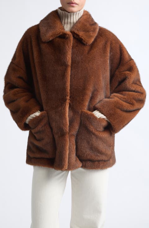 Short Faux Fur Jacket