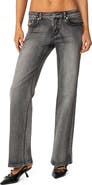 EDIKTED Low Rise Bootcut Jeans