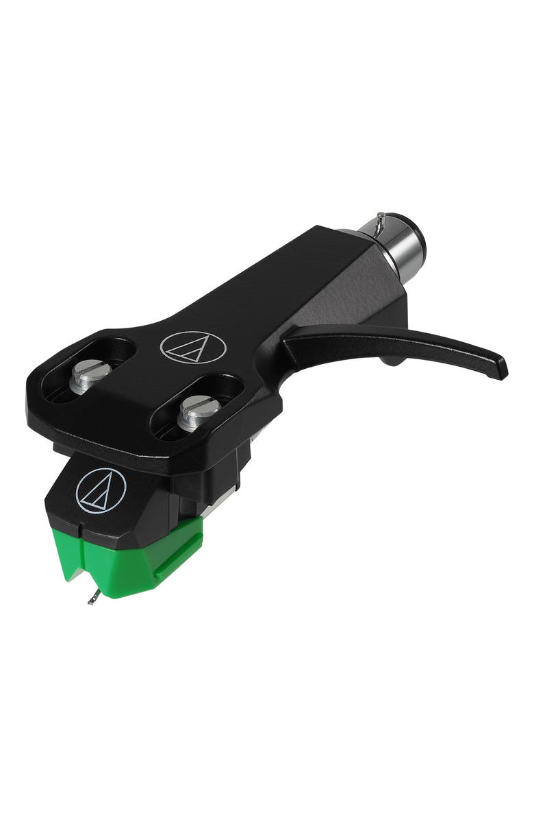 Audio-Technica AT-VM95E/H Headshell 
MM Cartridge Combo Kit, Main, color, Green
