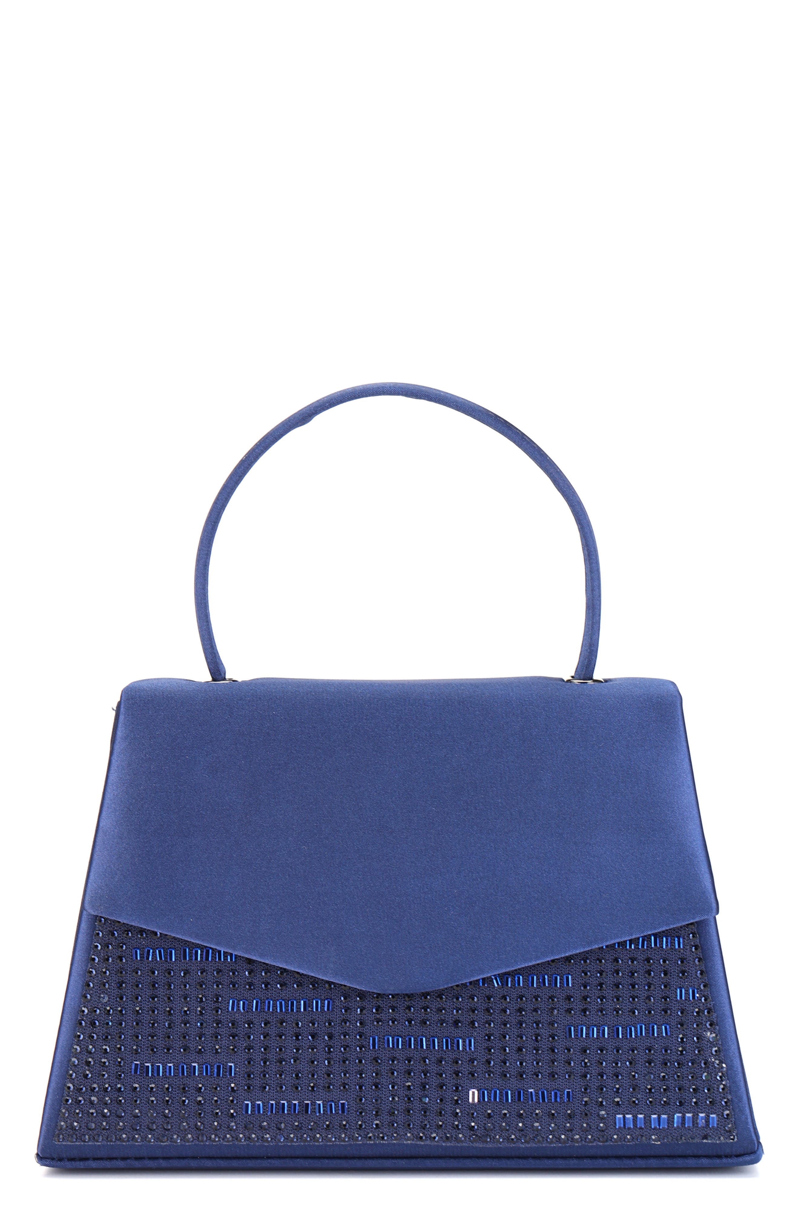 Linda Crystal Satin Clutch