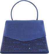 LADY COUTURE Linda Crystal Satin Clutch