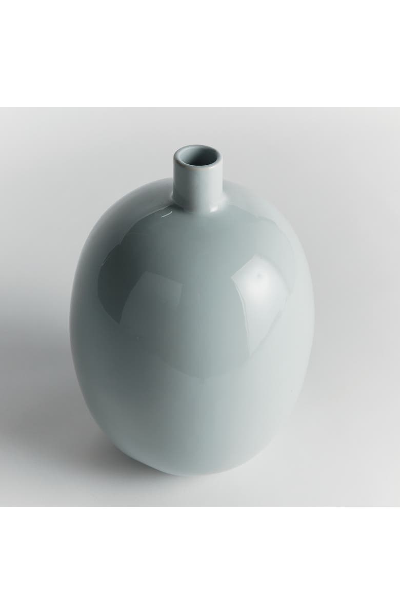 Napa Home & Garden Barclay Butera Sandbar Vase Medium - Light Blue Stoneware, Alternate, color, Blue