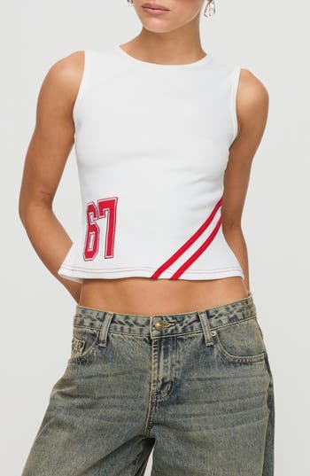 Princess Polly Fast 67 Tank In White