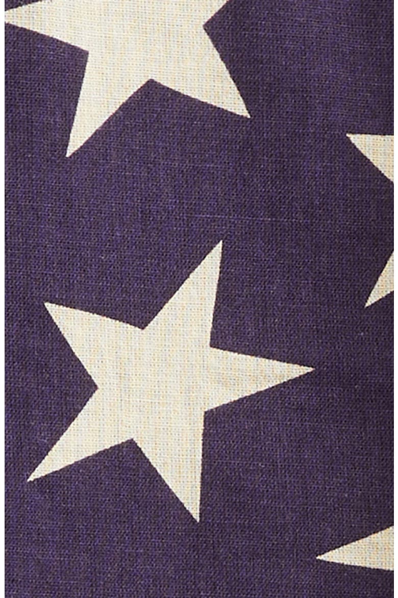 Starry Short Sleeve Button-Up Shirt, Alternate, color, NAVY
