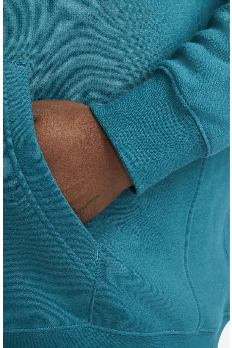 Sportswear Club Hoodie, Alternate, color, 381 GEODE TEAL/GEODE TEAL/WHITE