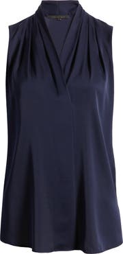KOBI HALPERIN 'Mila' Sleeveless Stretch Silk Blouse