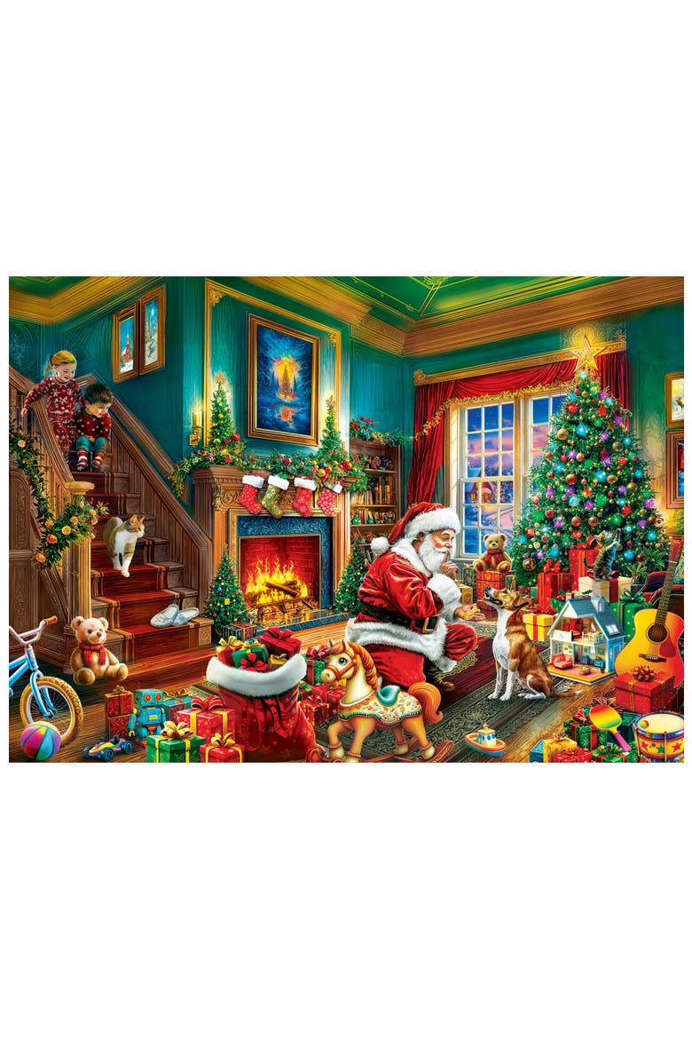 The Santa Stakeout 1000 Piece Puzzle, Alternate, color, Multicolor