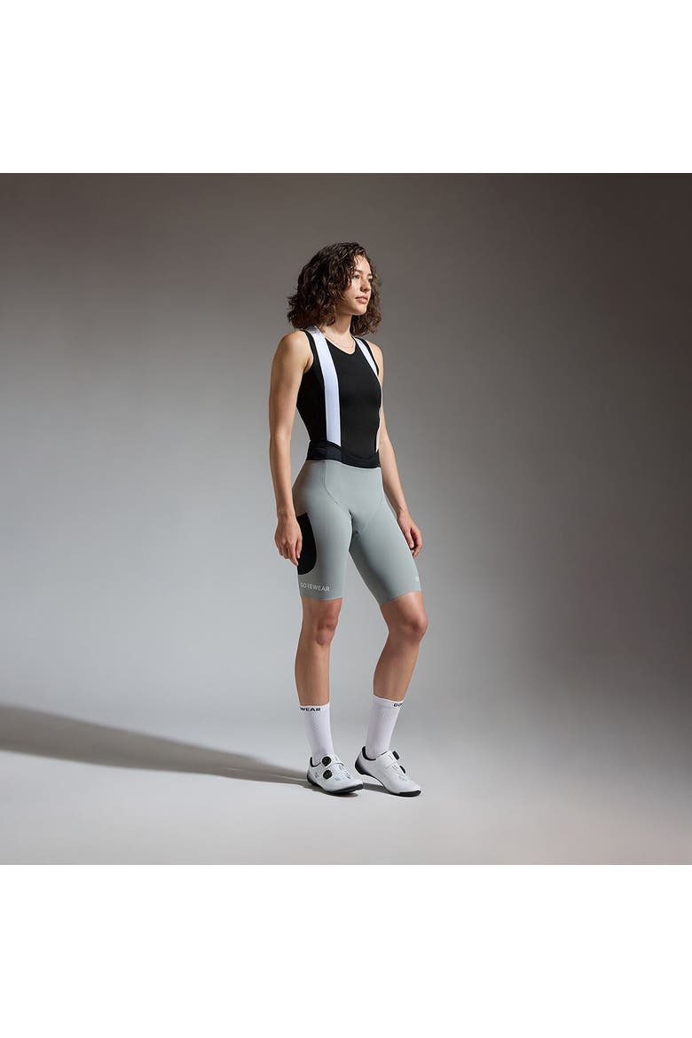 Spinshift Cargo Bib Short+ - Women's, Alternate, color, Lab Gray