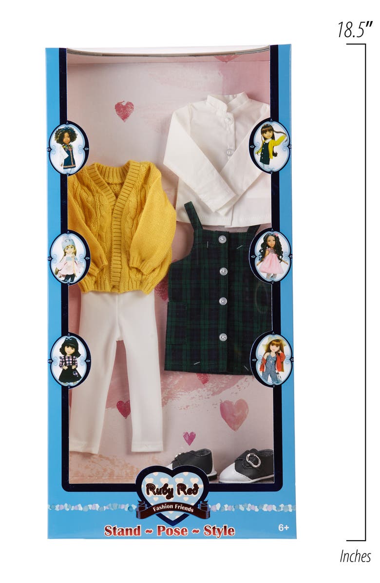 Ruby Red Fashion Friends Jumping for Joy Doll Outfit, Alternate, color,