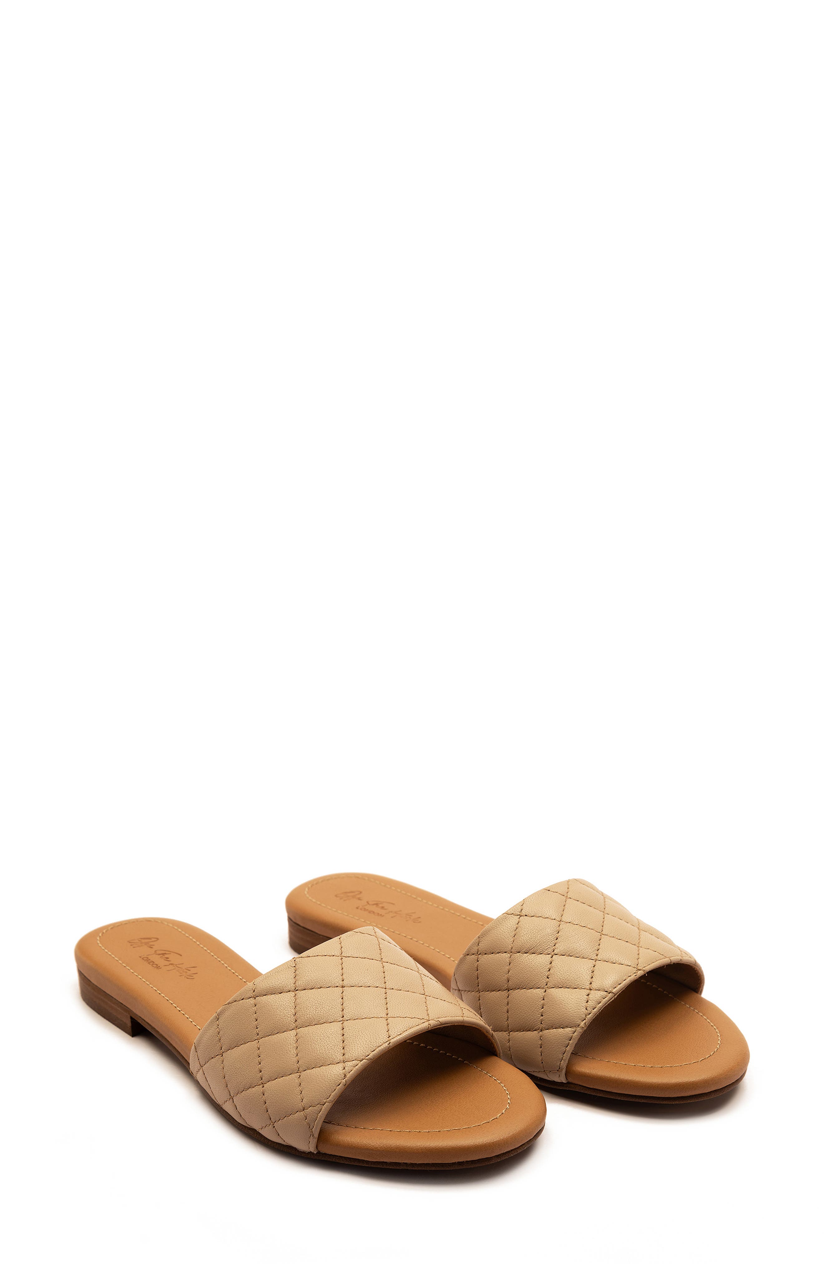 OFF THE HOOK LONDON Kingsway Diamond Quilted Sandal, Alternate, color, 