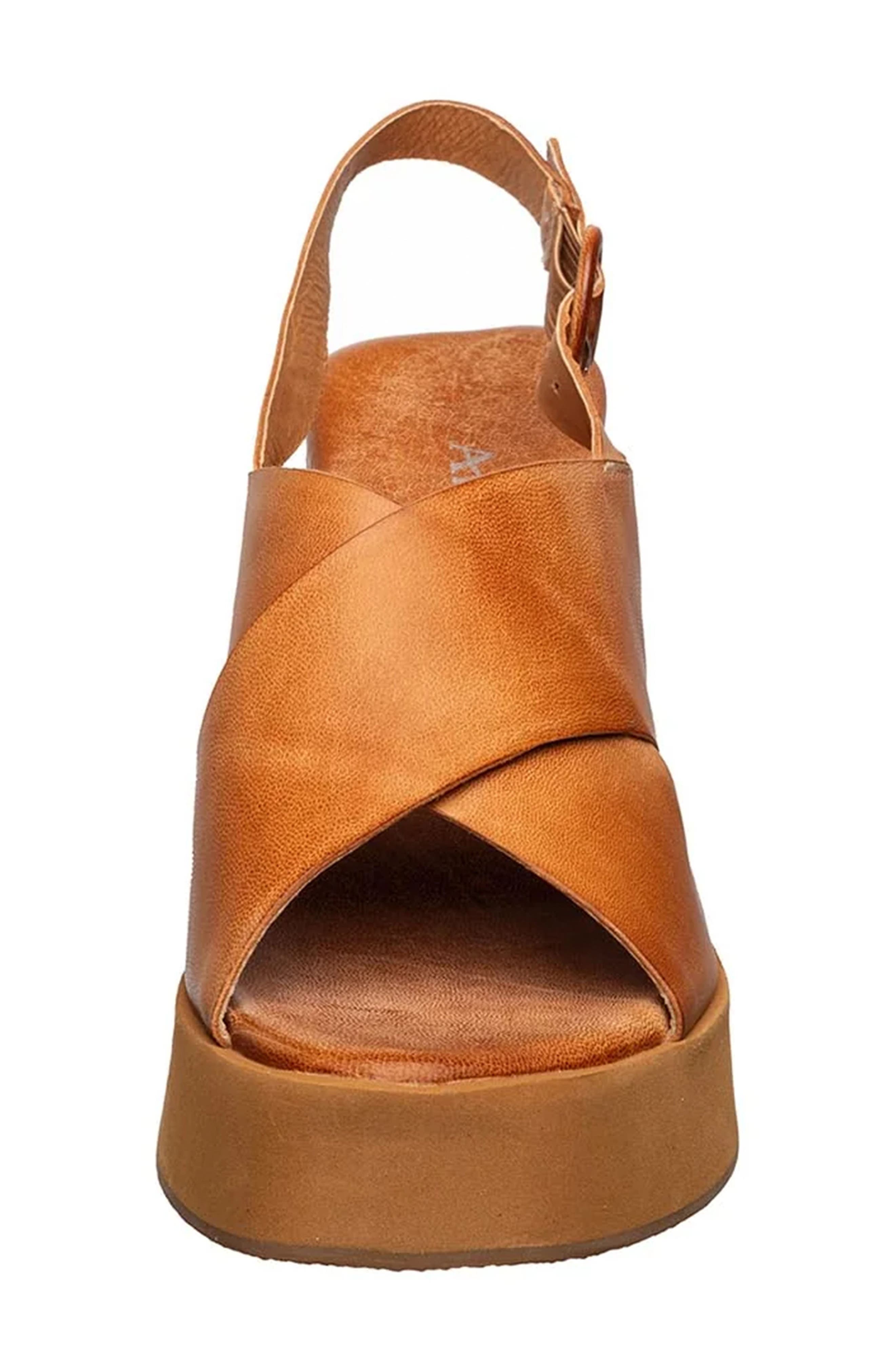 ANTELOPE Josie Platform Slingback Sandal, Alternate, color, Tan