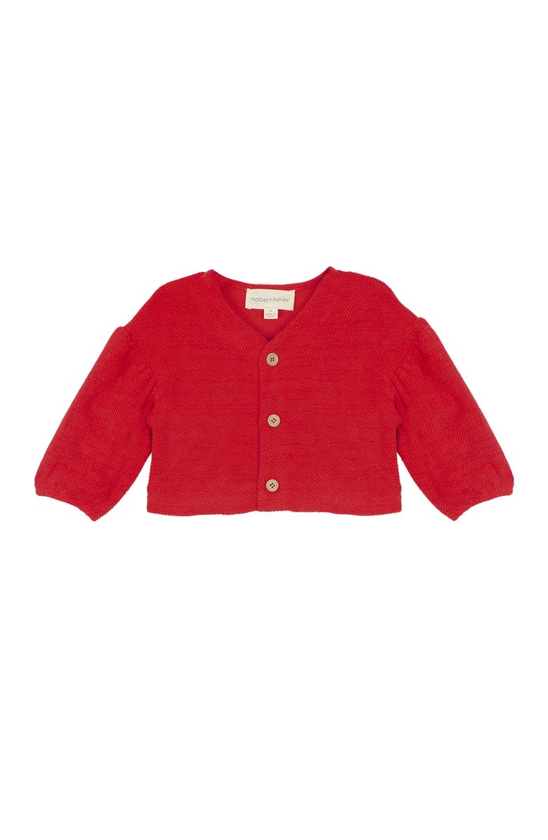Mabel + Honey Holly Jacket, Main, color, Red