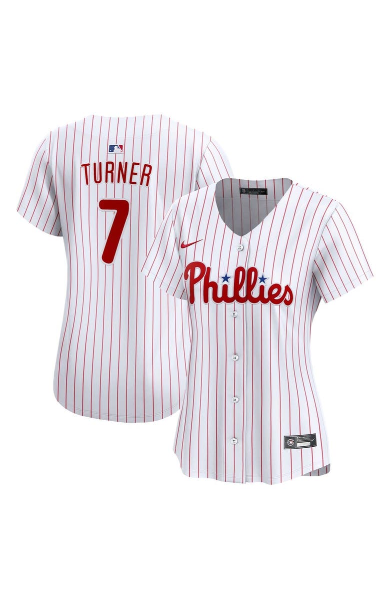 Nike Women's Nike Trea Turner White Philadelphia Phillies Home Limited Jersey, Main, color, White
