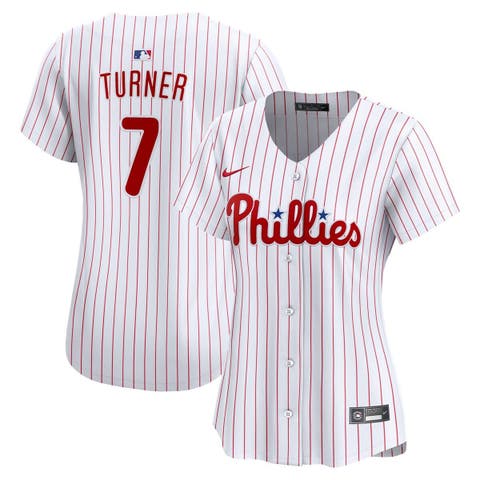 Women's Nike Trea Turner White Philadelphia Phillies Home Limited Jersey