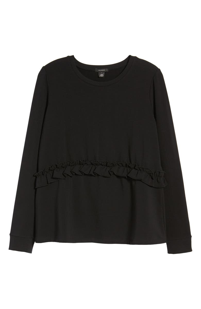 Halogen<sup>®</sup> Ruffle Sweatshirt, Alternate, color, 