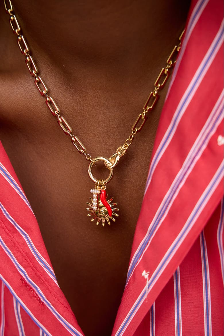 Curio Charm Connector, Alternate, color, Gold
