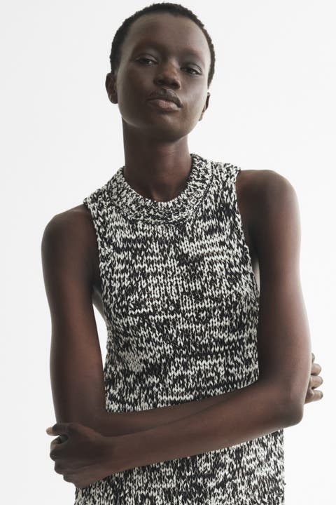 Textured-knit Tank Top