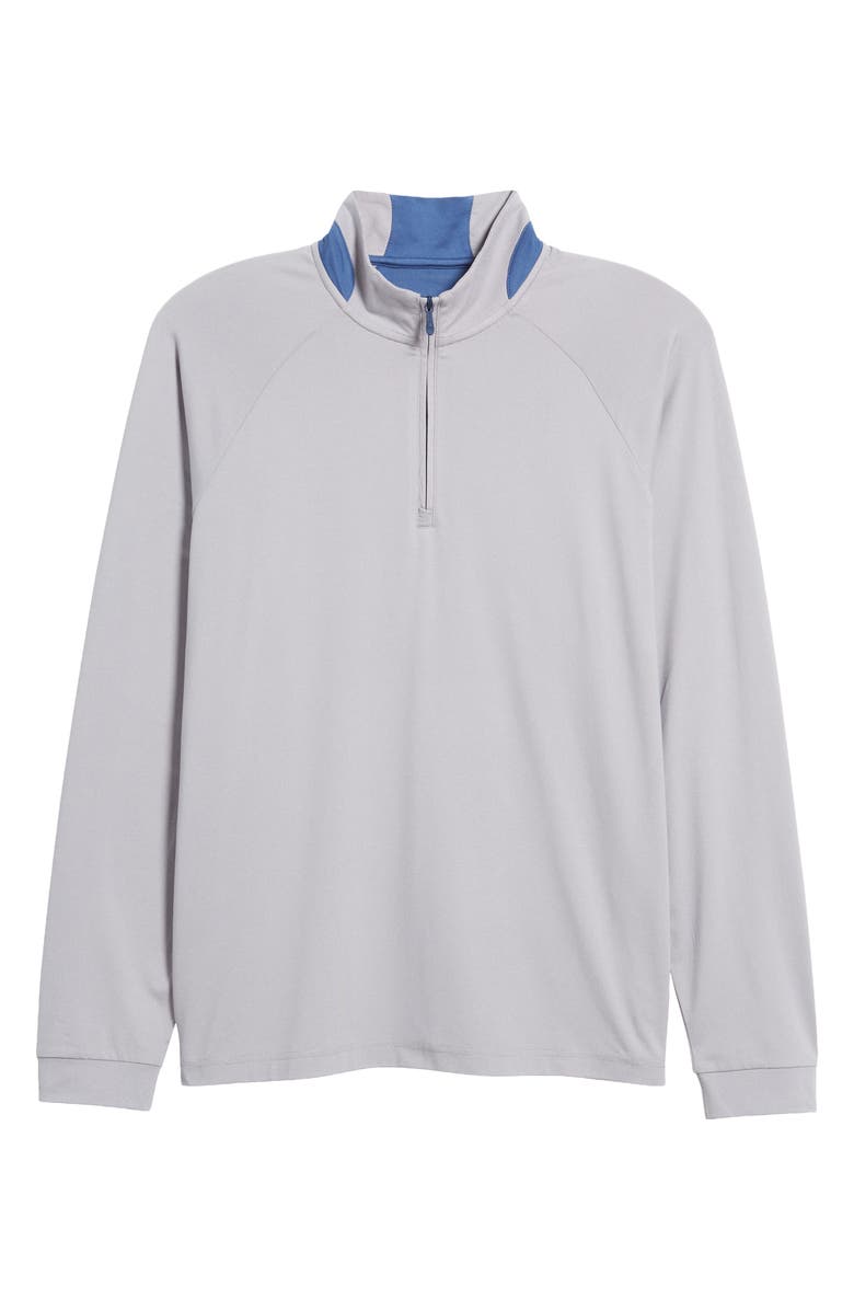 johnnie-O Steffen Pinstripe Half Zip Performance Pullover, Alternate, color, 