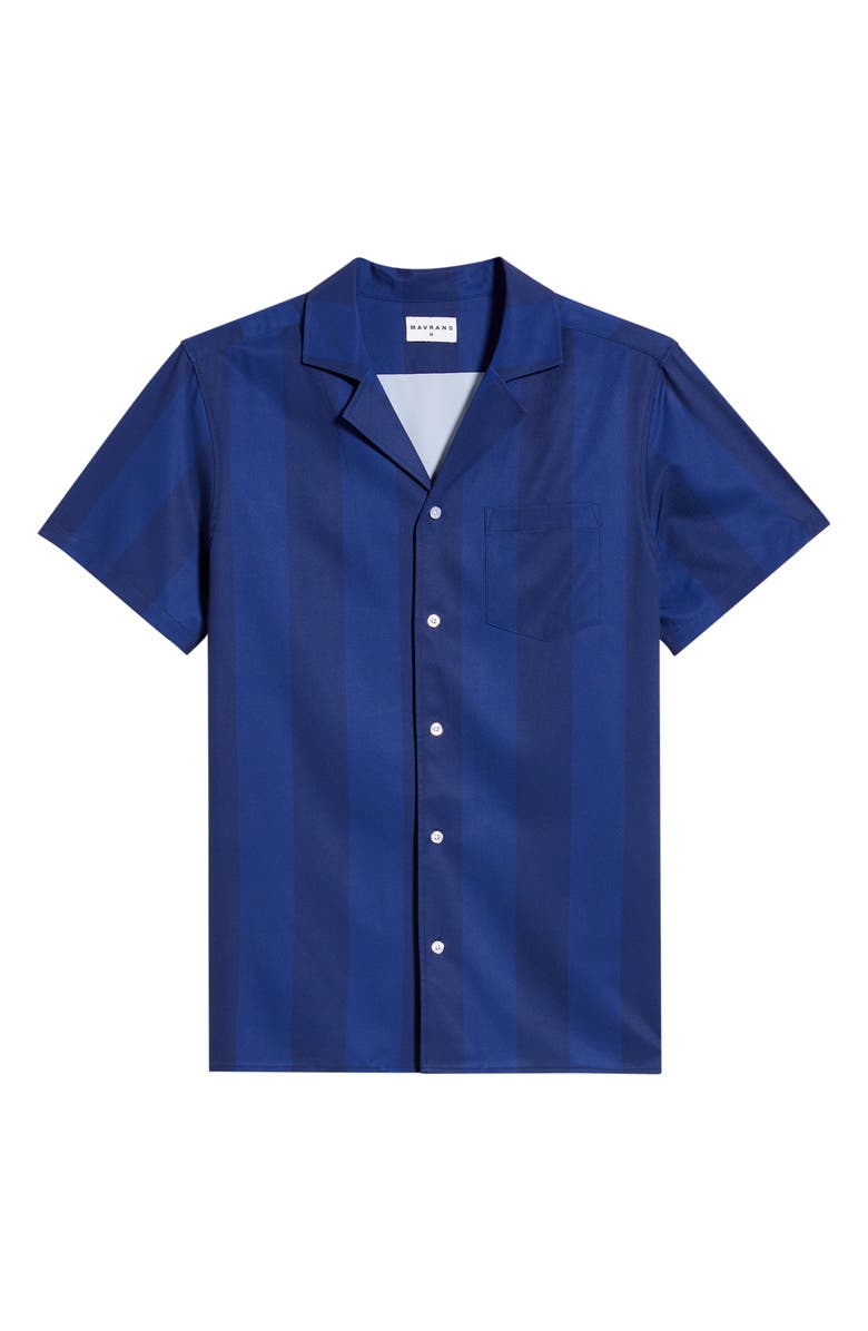 MAVRANS Navy Tonal Weekend Camp Shirt, Alternate, color, 