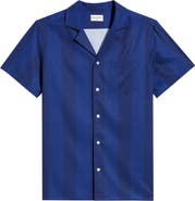 MAVRANS Navy Tonal Weekend Camp Shirt