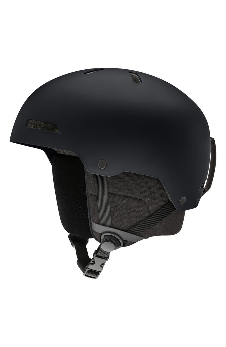 Smith Rodeo Snow Helmet with MIPS Round Contour Fit, Main, color, Matte Black