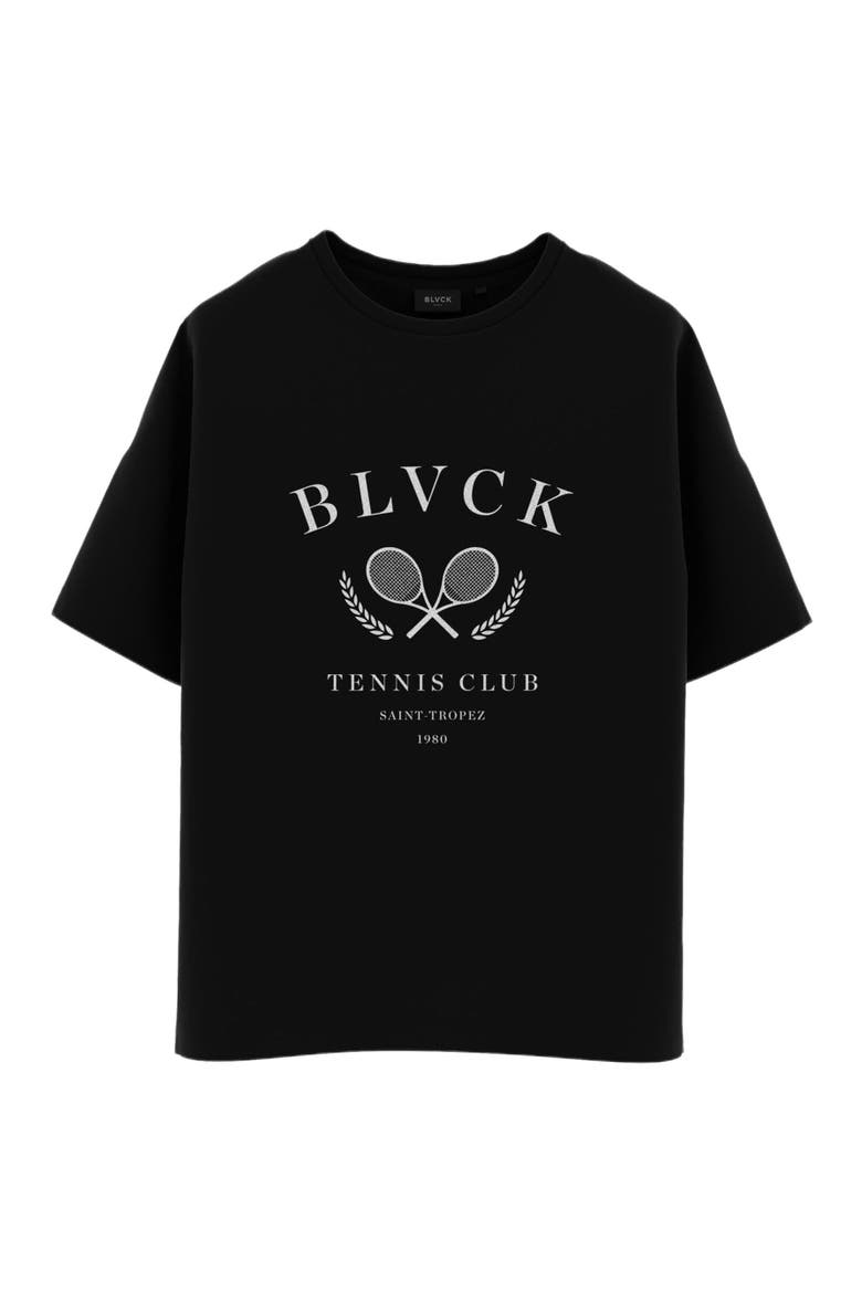 Tennis Tee, Alternate, color, Black