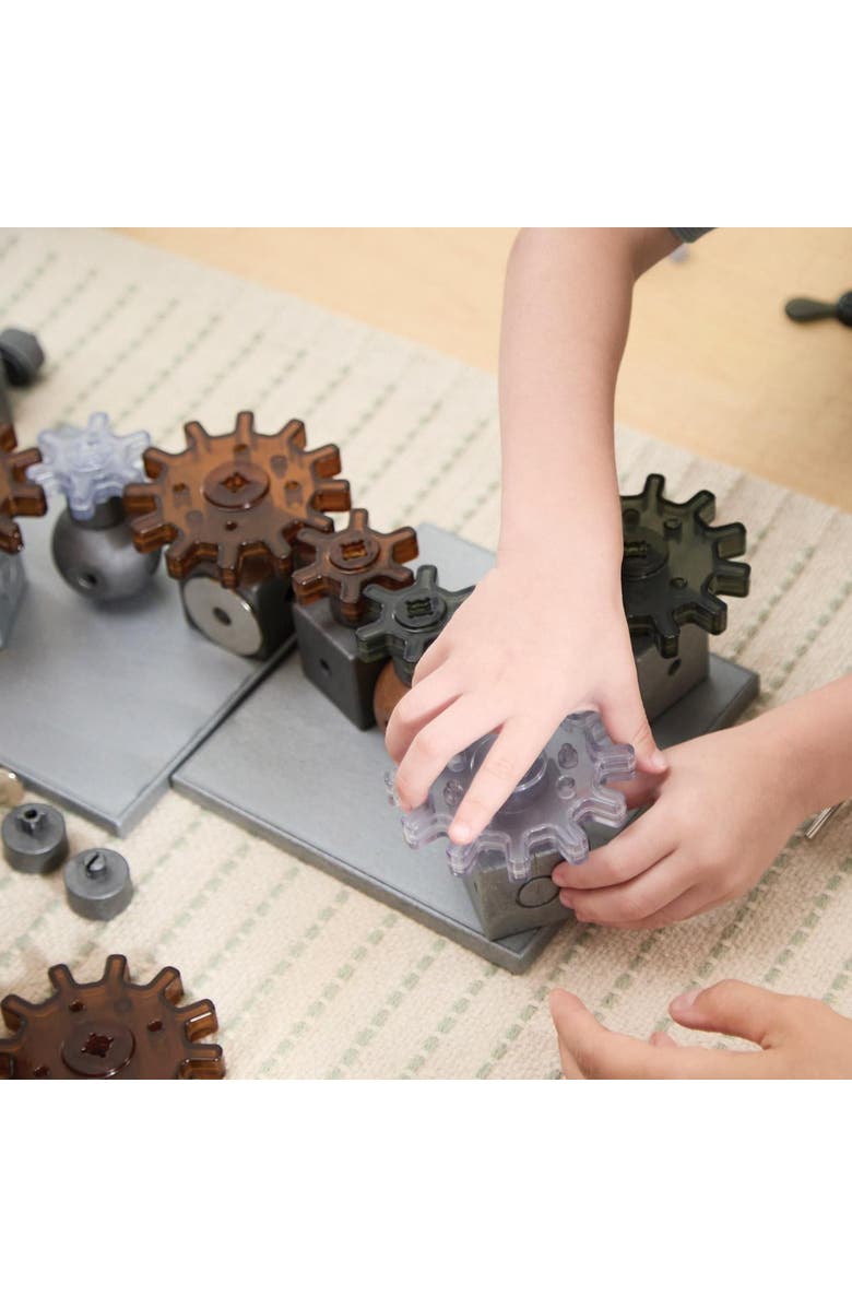 Kaplan Early Learning Company Motors and Magnets Loose Parts STEM Kit - 178 Pieces, Alternate, color, Multicolored