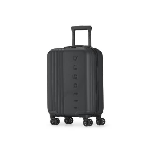 Bugatti The Classic Hardside Carry-on Luggage With Double Wheels In Black