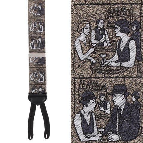 The Nightcap Novelty Silk Formal End Suspenders (Braces)
