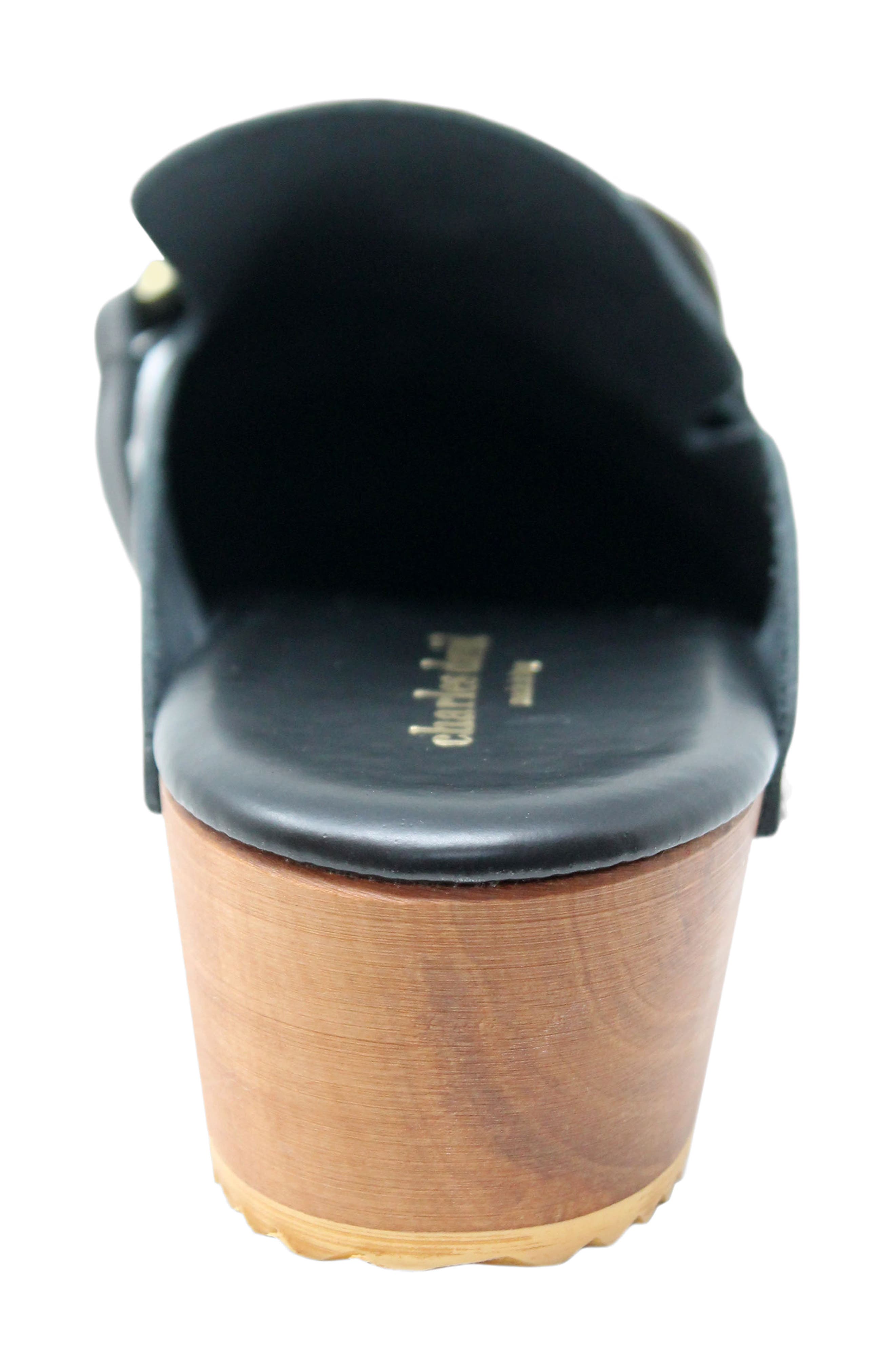 Charles David Siena Clog, Alternate, color, Black-Lech