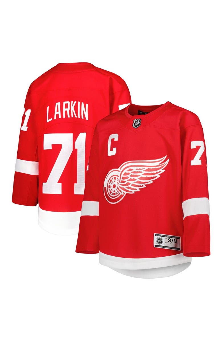 Outerstuff Youth Dylan Larkin Red Detroit Red Wings Home Premier Player Jersey, Main, color, 