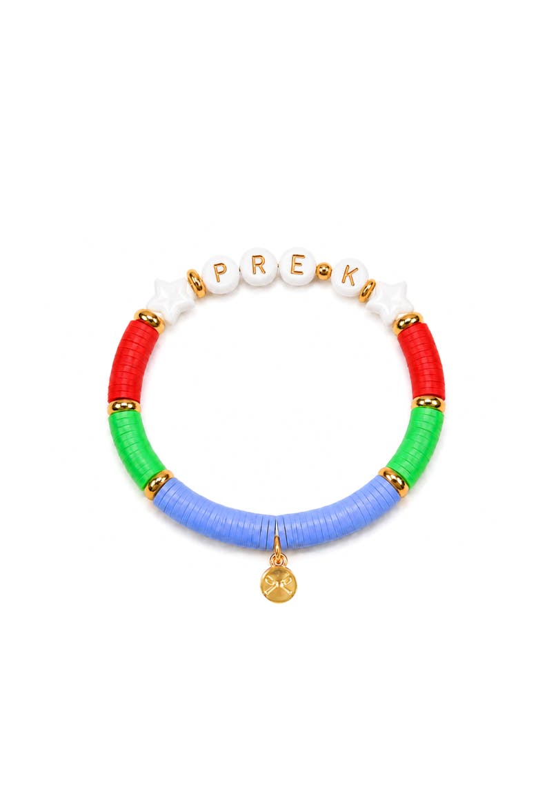 Pre-K Bracelet, Main, color, Blue/Green/Red/White