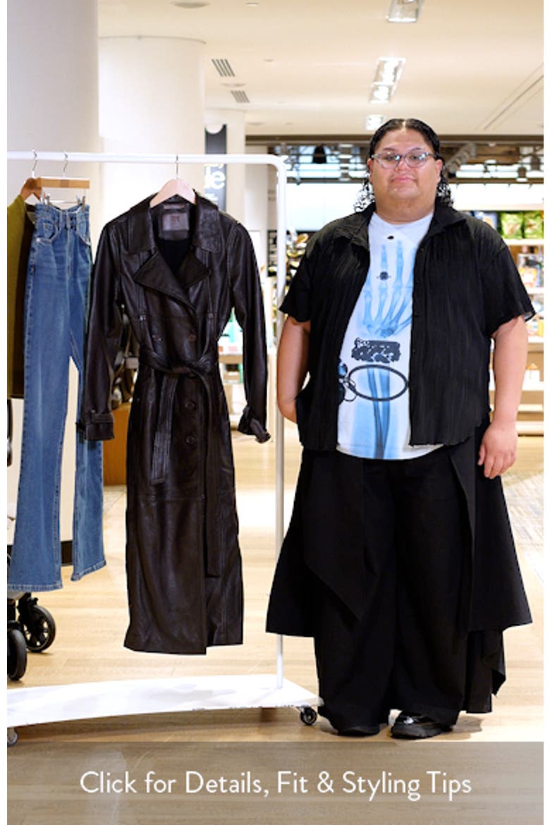Leather Trench Coat video