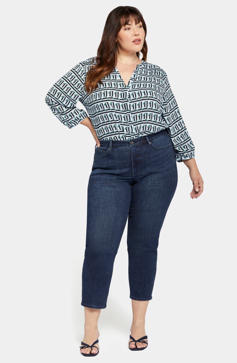 NYDJ Piper Ankle Relaxed Jeans, Alternate, color, Mesquite