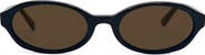 Rebecca Minkoff Fallon 54mm Oval Sunglasses