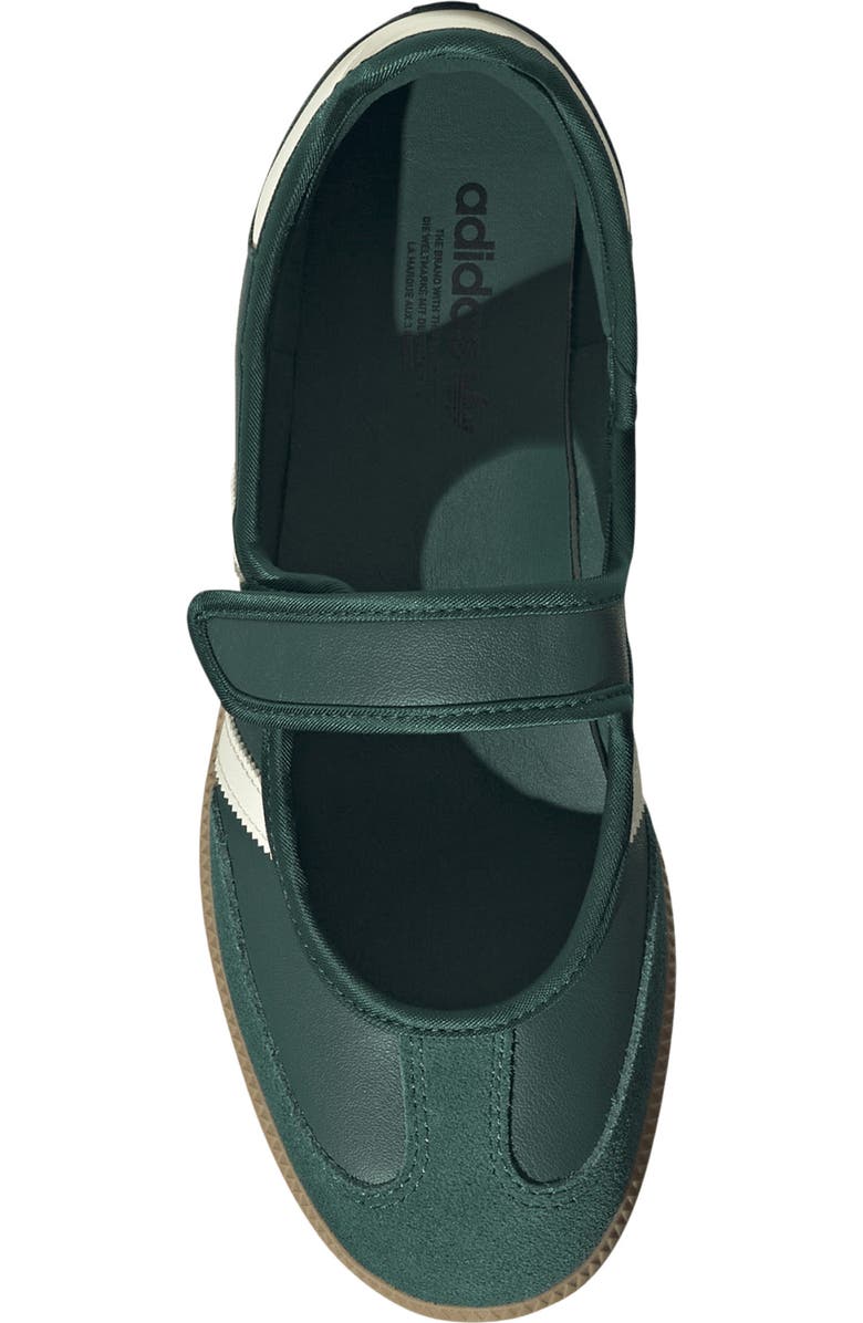 adidas Samba Jane Sneaker, Alternate, color, Green/ Gum/ Cream White