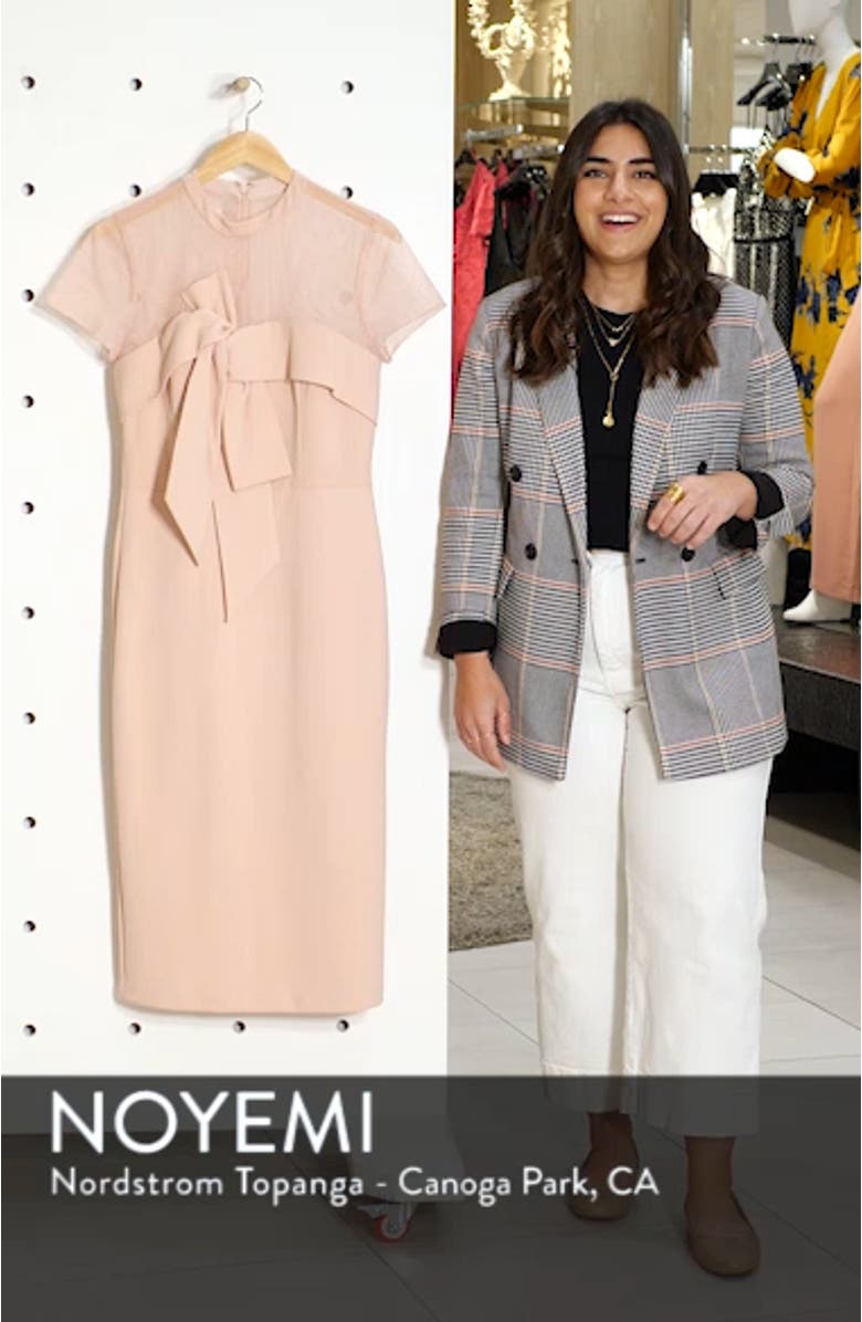 Bow Detail Midi Dress, sales video thumbnail