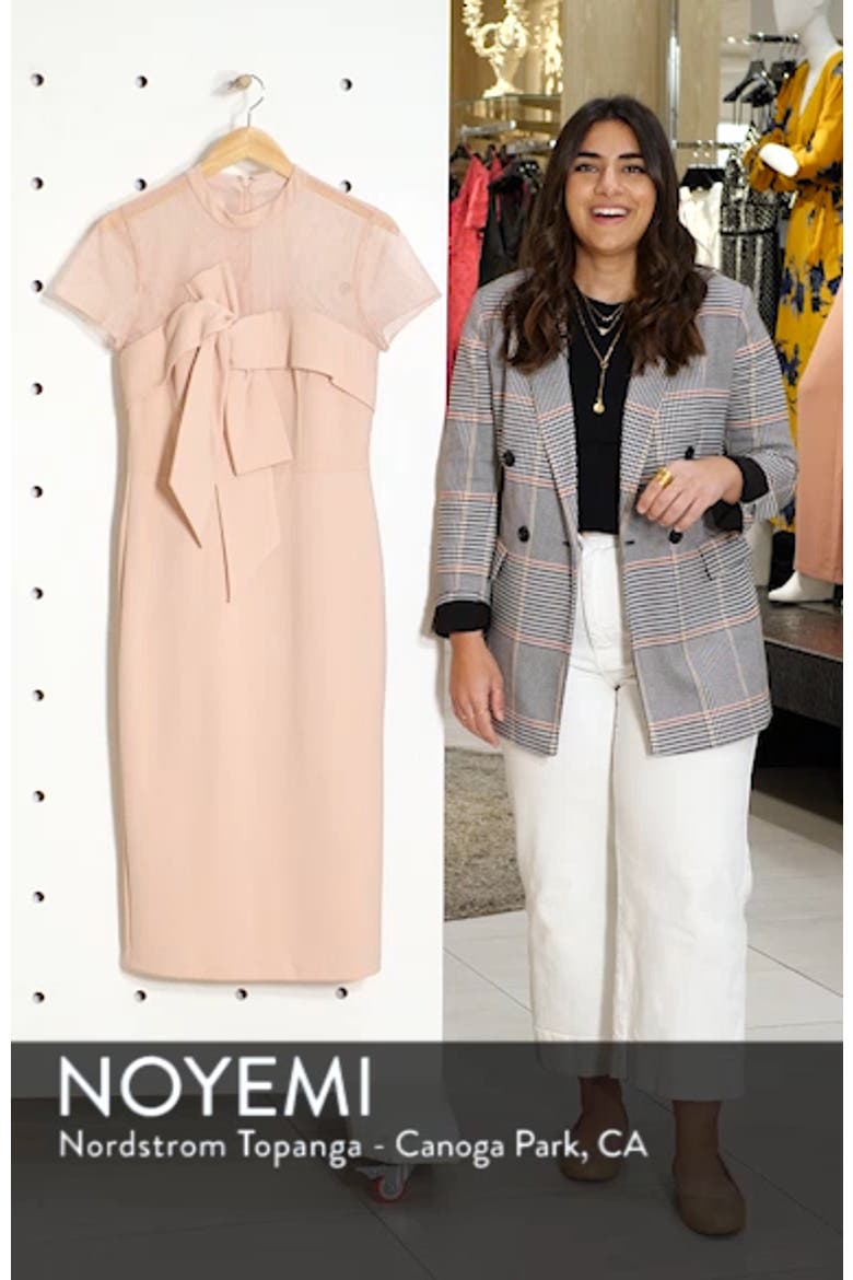 Bow Detail Midi Dress video