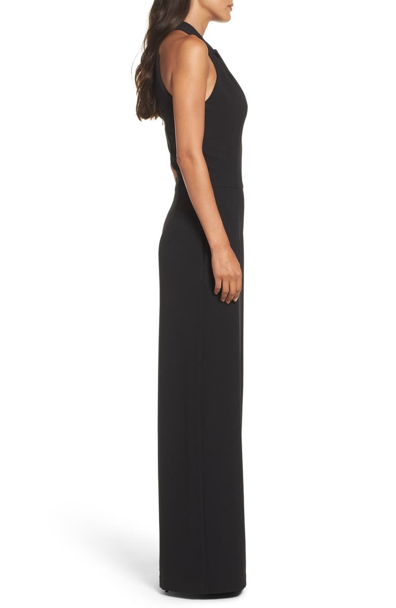 Halter Neck Wide Leg Jumpsuit