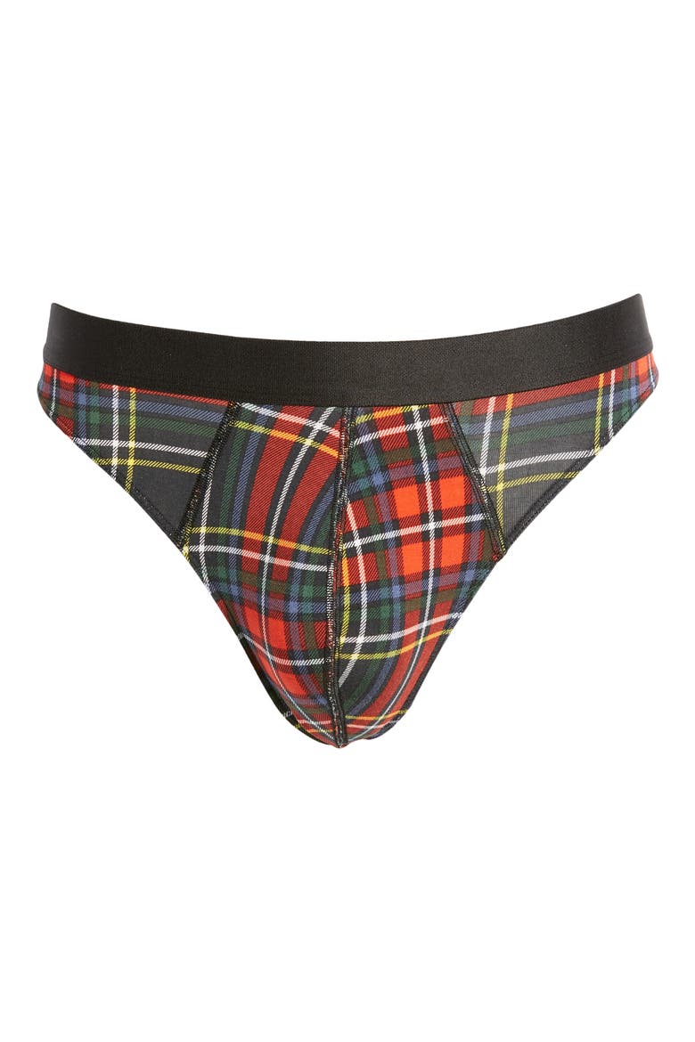 Thong, Alternate, color, FESTIVE PLAID