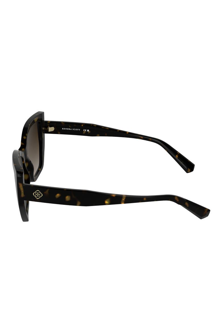 Dira 56mm Butterfly Sunglasses, Alternate, color, DARK TORTOISE