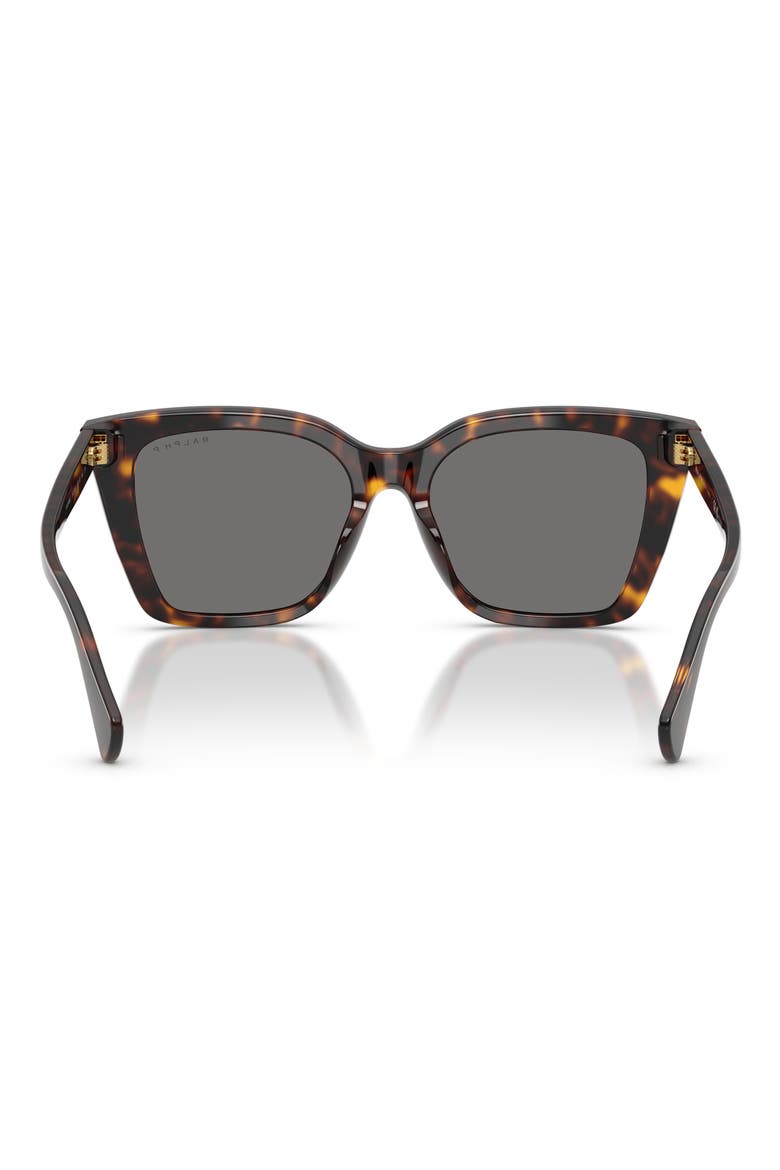 RA5349U 53mm Polarized Square Sunglasses, Alternate, color, SHINY DARK HAVANA / POLAR GREY