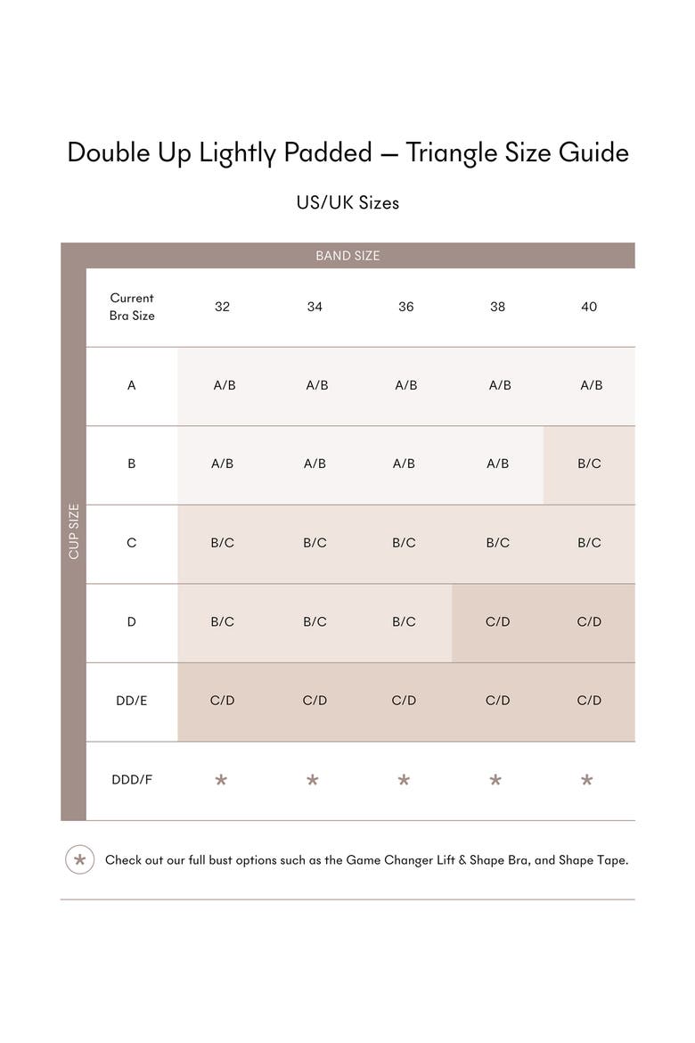 Double Up Triangle Push-Up Inserts, Alternate, color, NO. 3 BUFF