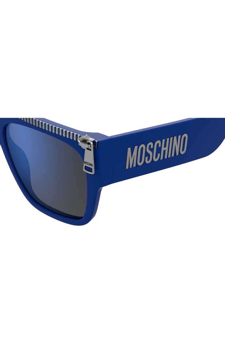 Moschino 56mm Square Sunglasses, Alternate, color, 