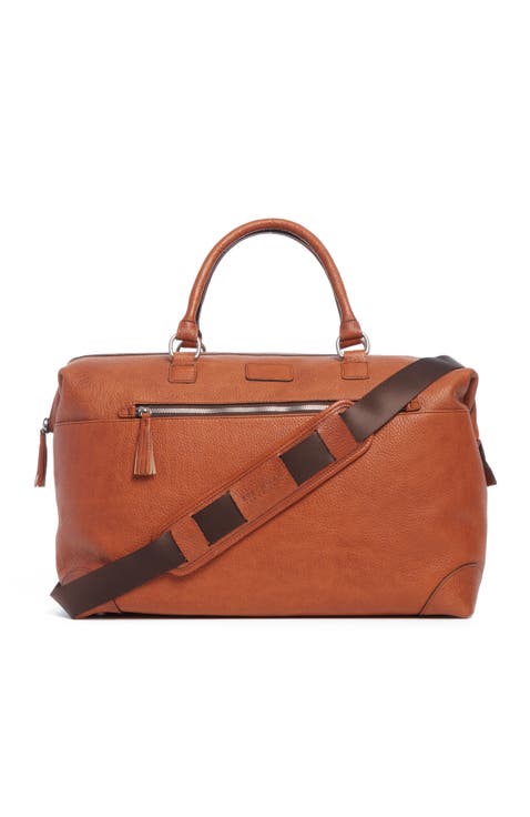 Fulton Leather Framed Duffel