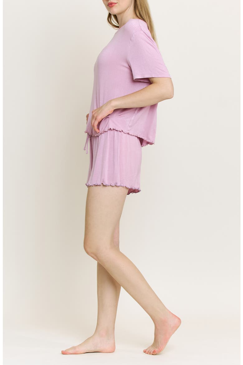 Dreamland Rib Pajamas, Alternate, color, IRIS BLOOM