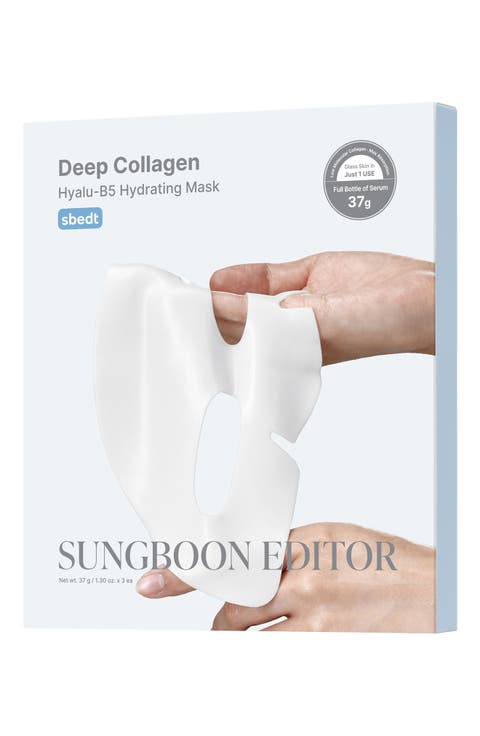 3-Pack Deep Collagen Hyalu-B5 Hydrating Mask